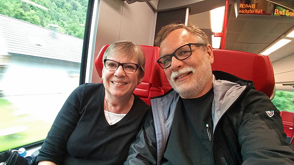 On The Train To Hallstatt