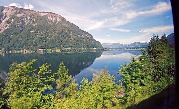 From The Train To Bad Ischl Austria
