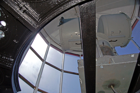 Internal view of the Point Sur Lighthouse