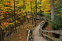 Cuyahoga National Park, Boardwalk to Bridal Veil Falls