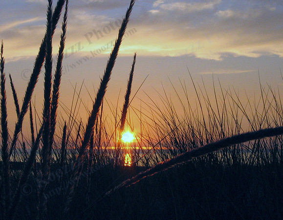 Sunset at Frankfort, Michigan