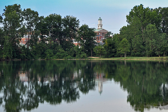 Knox County Courthouse from Foundation Park, Mount Vernon, OH