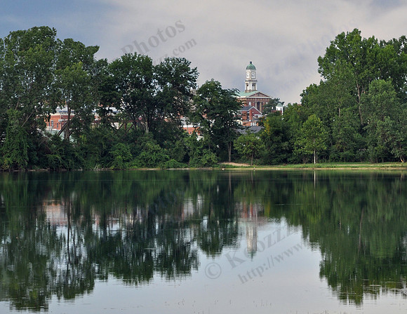 02 - The Knox County Courthouse as seen from Foundation Park in Mount Vernon, Ohio.
