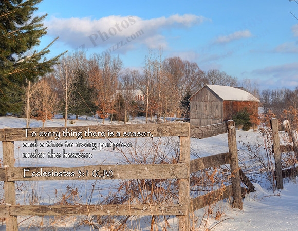 To every thing there is a season, and a time to every purpose under the heaven ~ Ecclesiastes 3:1 (KJV) | Knox County, Ohio