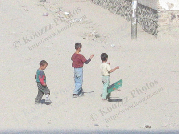 Kabul boys fly kites