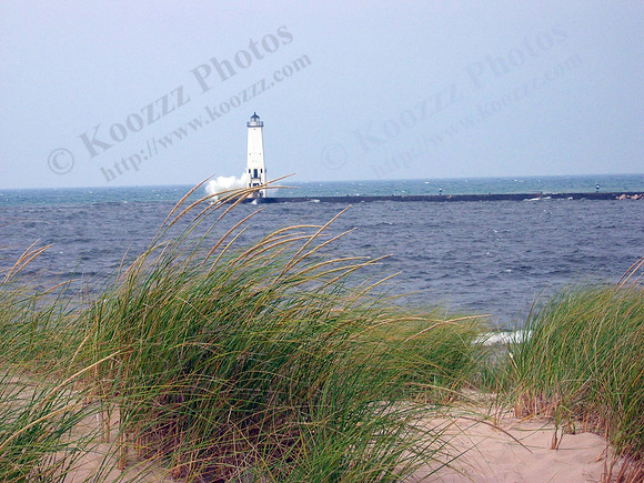 North Breakwater at Frankfort, Michigan