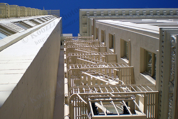 Fire escape in San Francisco.