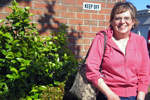 The sign says keep off!
