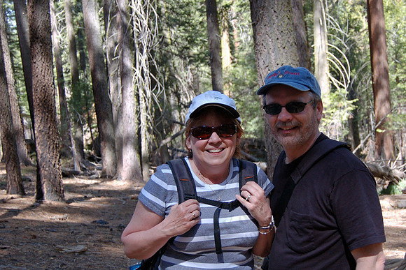 On the trail in the Mariposa Grove, Yosemite Natl Park