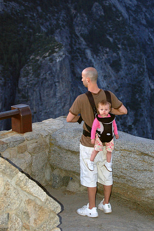 Enjoying the view from Glacier Point, Yosemite Natl Park. (Subjects Unknown)
